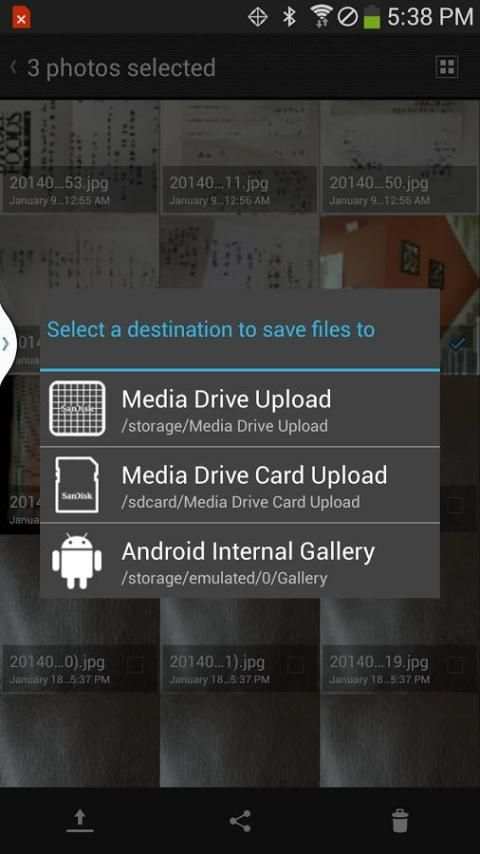 SanDisk Wireless Media Drive स्क्रीनशॉट 3