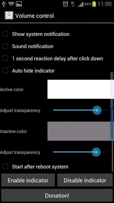 Volume control screenshot 4