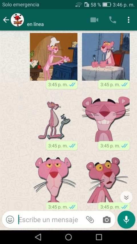 New Stickers Pink Panther WhatsApp-WAStickerApps screenshot 7