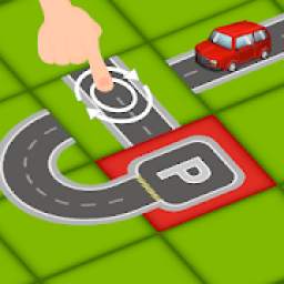 Unblock Car : Connect pipe car parking puzzle game