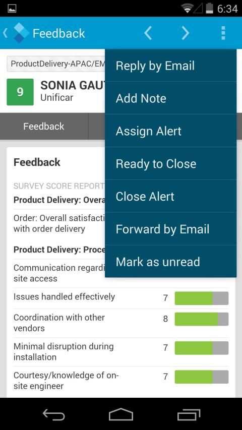 Medallia Mobile 2 स्क्रीनशॉट 2