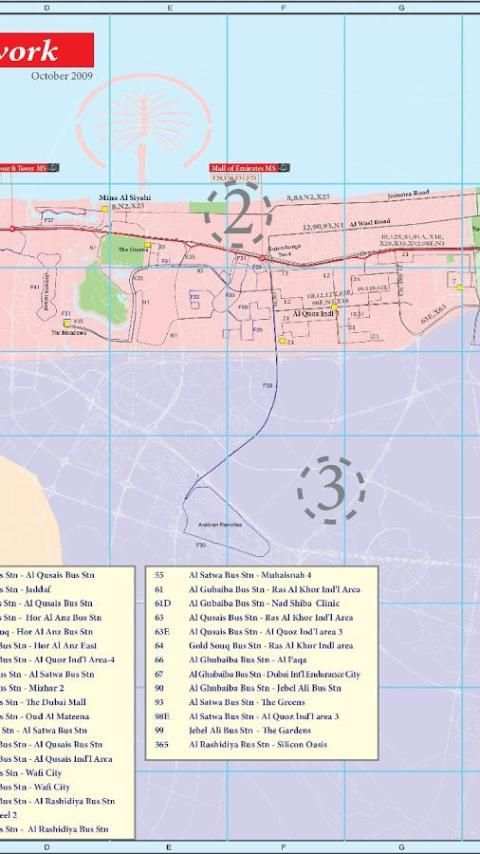 Dubai Bus Map screenshot 2