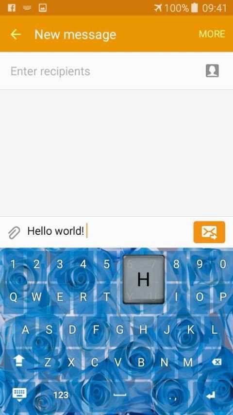 फूल कीबोर्ड स्क्रीनशॉट 4