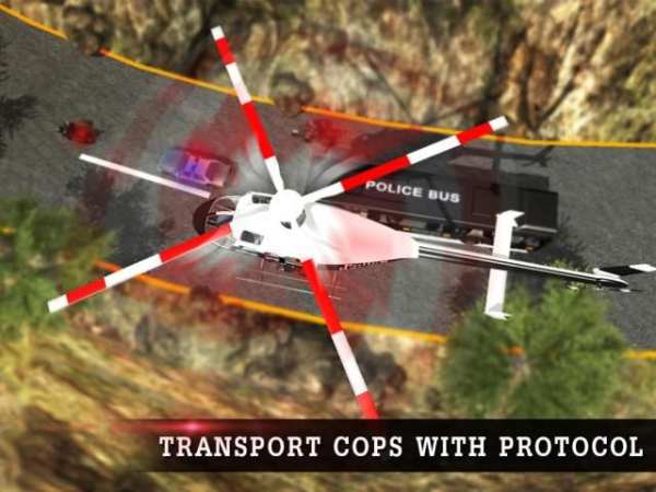 Off Road Police Bus Driving screenshot 6