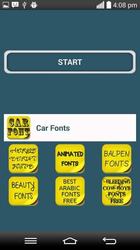 Car Fonts स्क्रीनशॉट 3