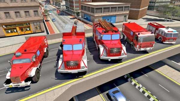 Fire Truck Simulator 2019 स्क्रीनशॉट 5