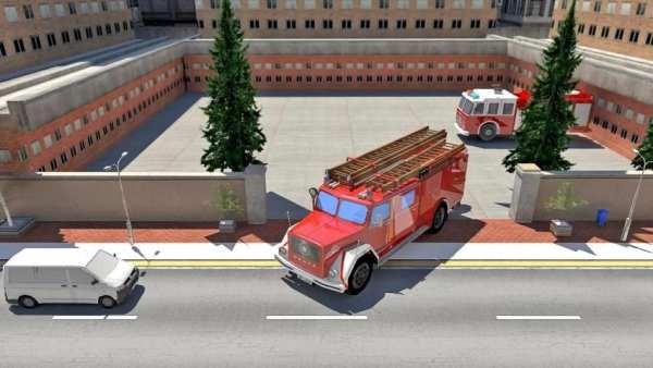 Fire Truck Simulator 2019 स्क्रीनशॉट 2