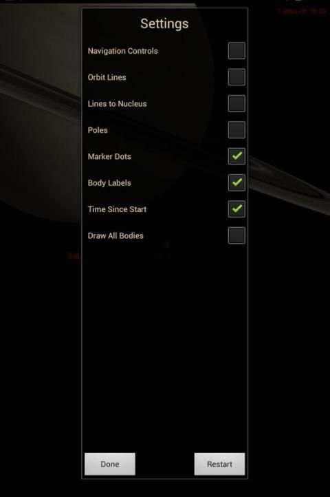 Solar System Simulator Lite screenshot 1