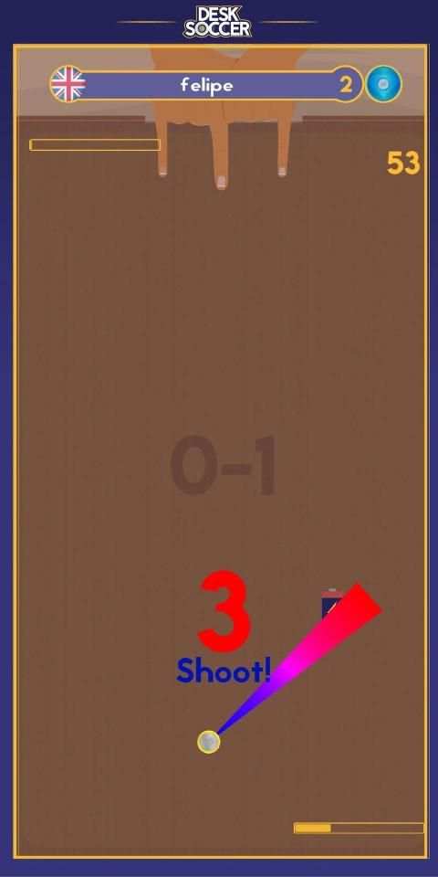 Desk Soccer screenshot 2