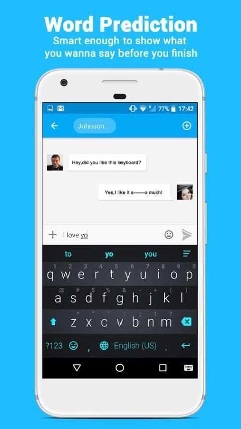 Smart Keyboard - WhatsApp GIF 1 تصوير الشاشة