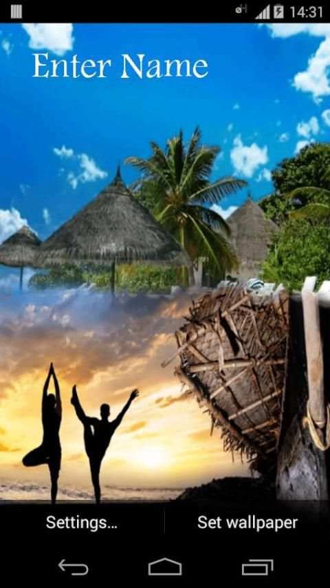My Name Live Wallpaper स्क्रीनशॉट 8