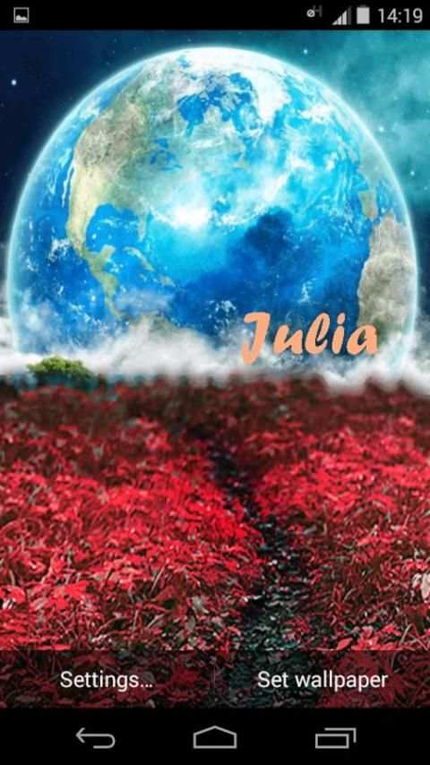 My Name Live Wallpaper स्क्रीनशॉट 7