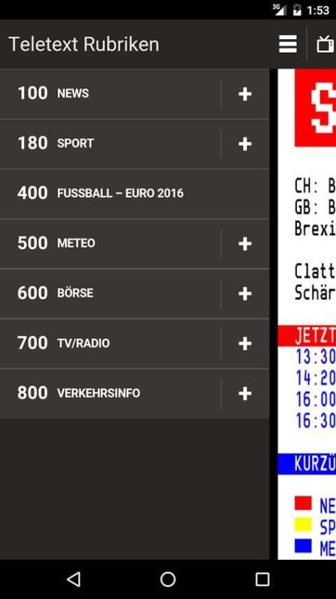 TELETEXT (mobile Website) screenshot 9