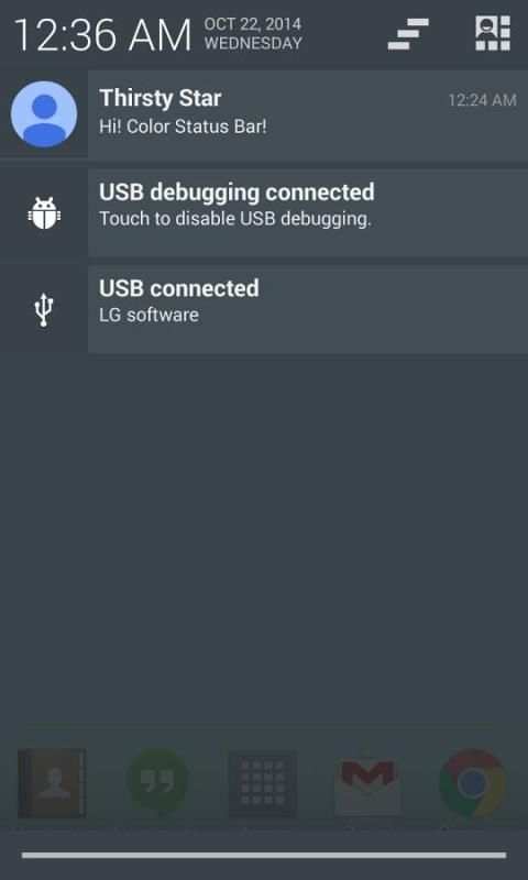 Color Status Bar 1 تصوير الشاشة