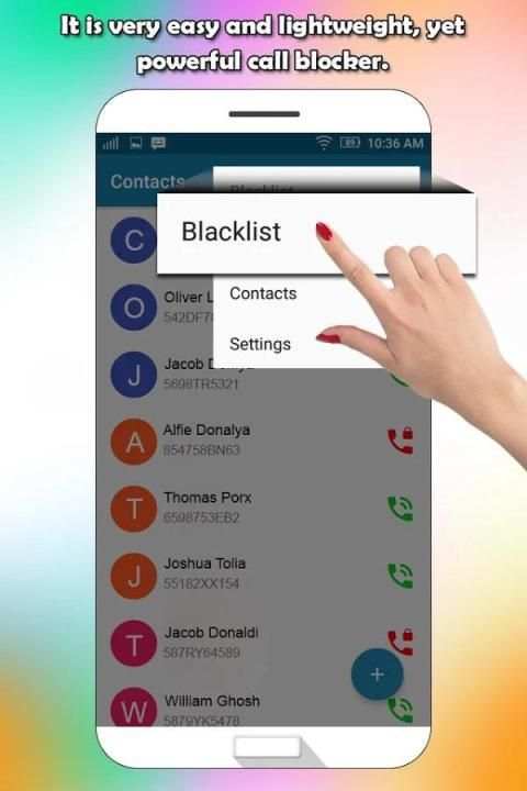 Calls Blacklist - Call Blocker स्क्रीनशॉट 3