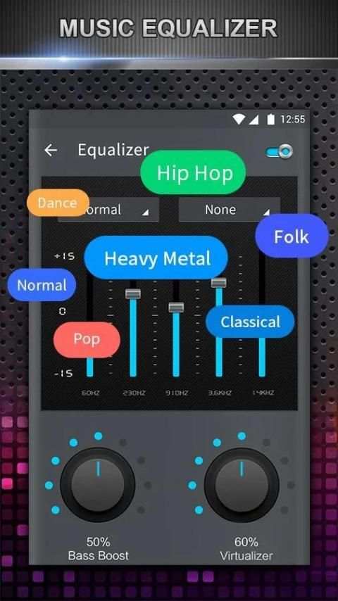 Music Player - Audio Player & MP3 Player स्क्रीनशॉट 2
