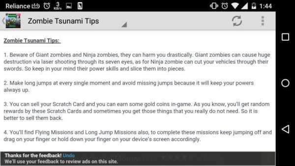 New Zombie Tsunami Guide screenshot 1