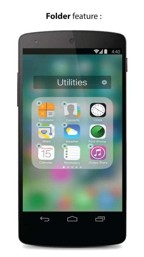 OS Launcher 2017 screenshot 2