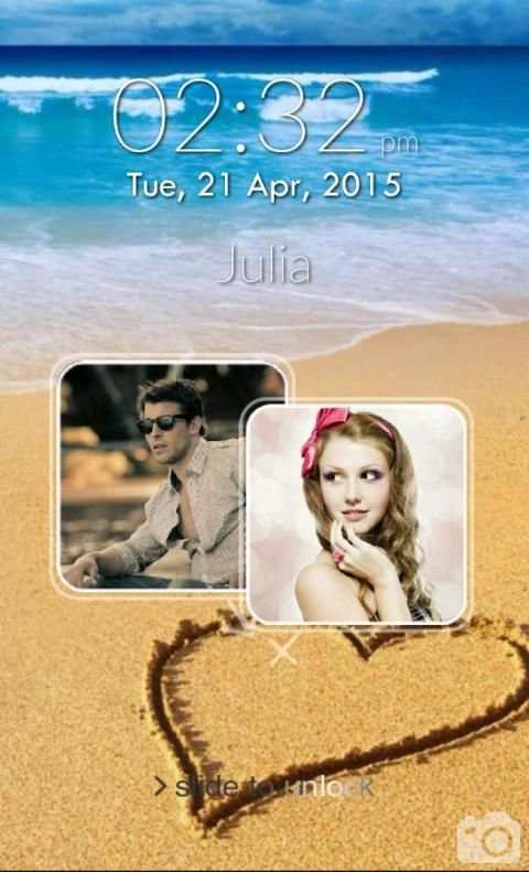 Couple Photo Lock Screen скриншот 5