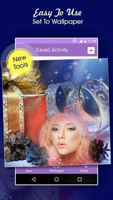 X Mas Photo Frame 3 تصوير الشاشة