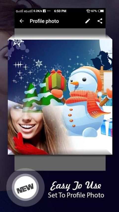 X Mas Photo Frame 4 تصوير الشاشة