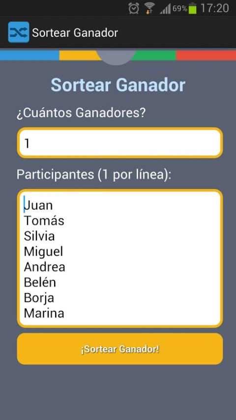 Sortear - Equipos y Premios screenshot 5
