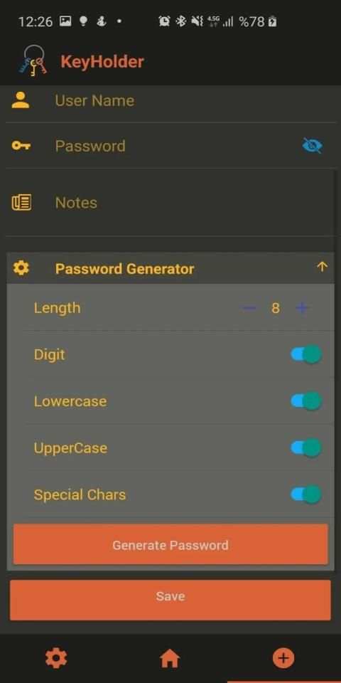 Keyholder screenshot 5
