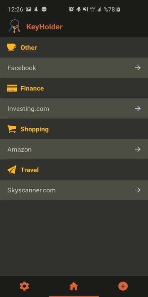 Keyholder screenshot 3