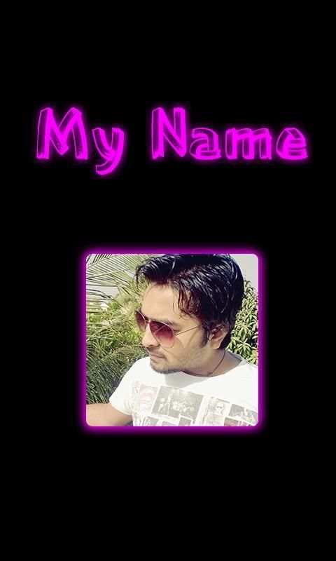 My Photo Name Neon स्क्रीनशॉट 3