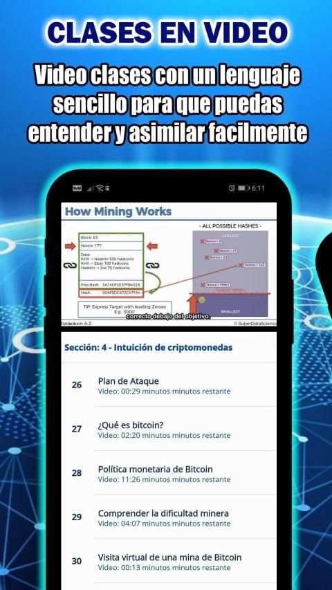 * Curso de Blockchain y Criptomonedas * स्क्रीनशॉट 4
