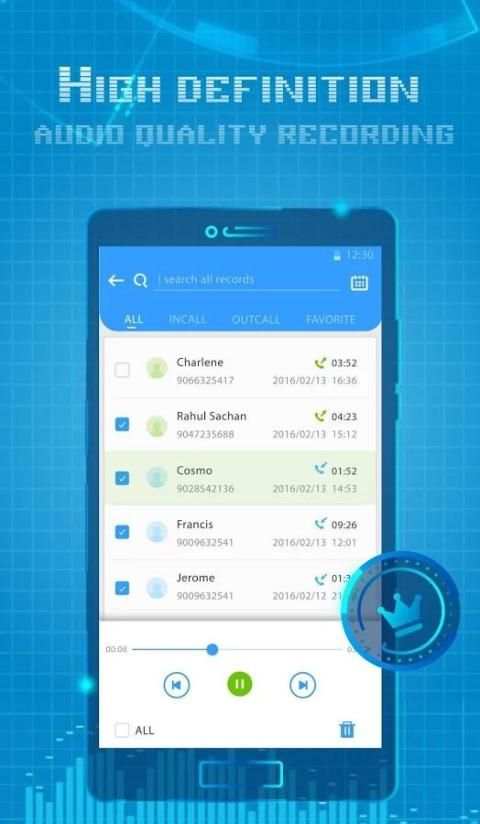 Auto Call Recorder 3 تصوير الشاشة