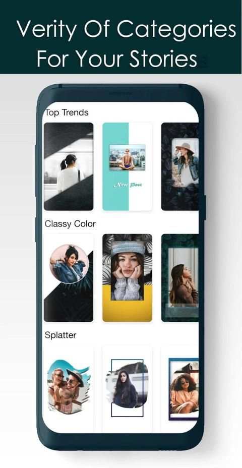 Unstory - Story maker & Photo frame App स्क्रीनशॉट 4