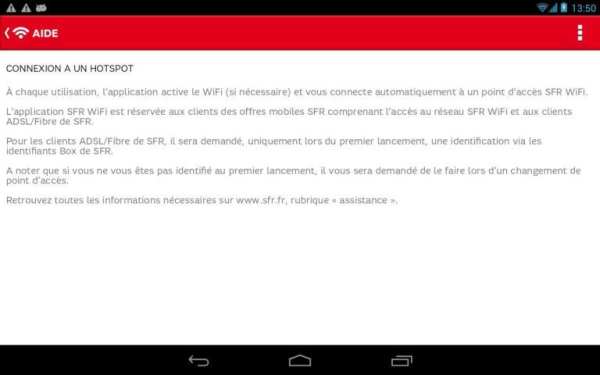 SFR WiFi screenshot 1