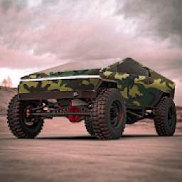Truck US Army Driving & City Stunts 3D Simulator