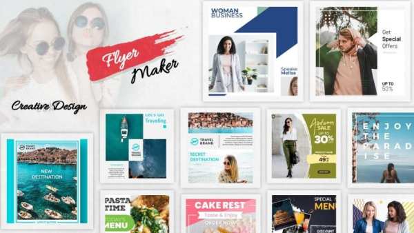 Flyer Poster Maker स्क्रीनशॉट 6