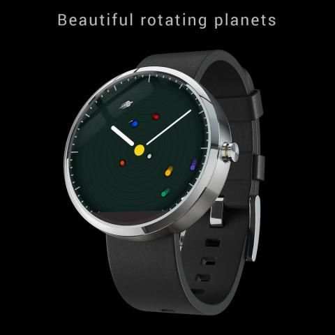Planets Watchface Android Wear screenshot 2