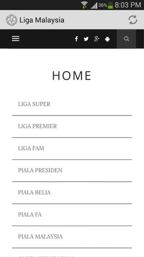 Bola Sepak Liga Malaysia 6 تصوير الشاشة