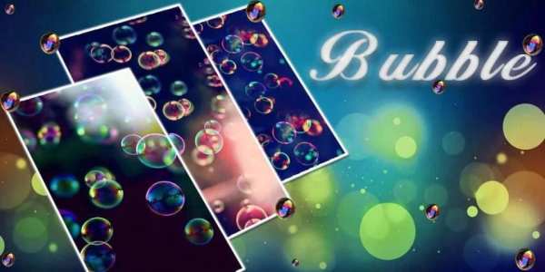 Color Bubble Live Wallpaper screenshot 1
