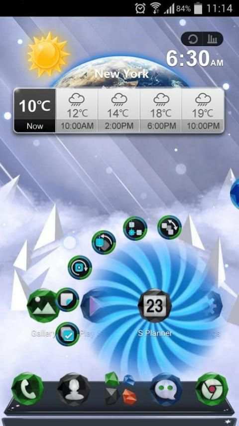 Next Ice World 3D Theme स्क्रीनशॉट 6