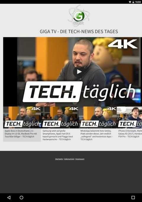 GIGA TV screenshot 1