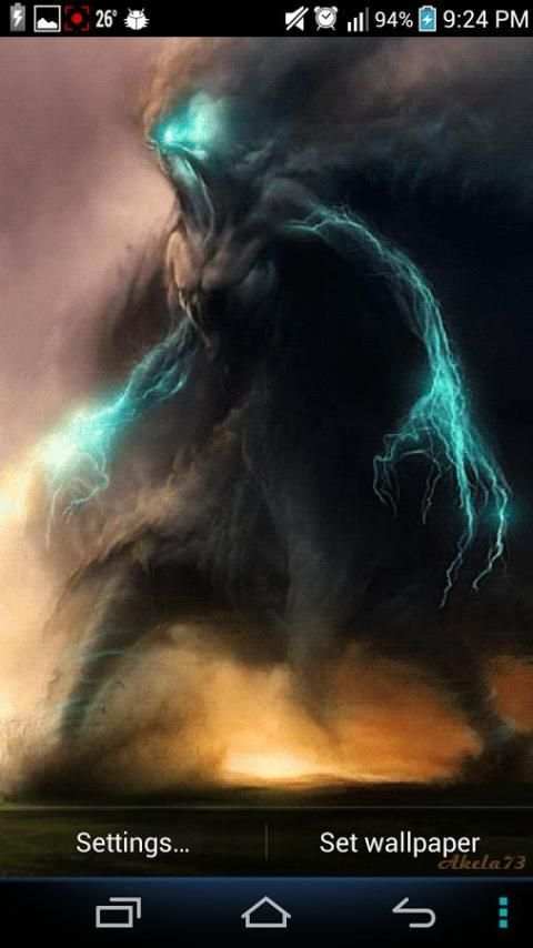 Tornado 3D 3 Live Wallpaper 3 تصوير الشاشة