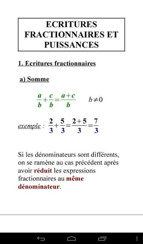 Pocket Math 3ème скриншот 2