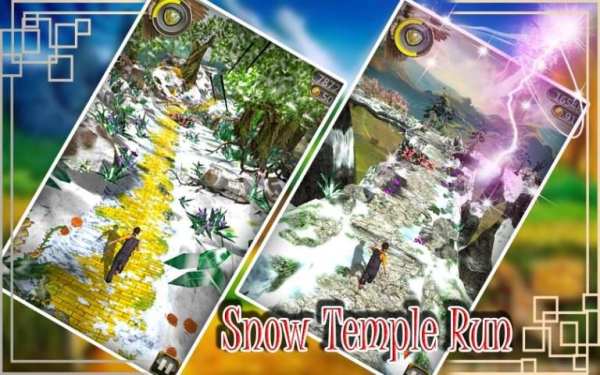 Snow Temple Run 4 تصوير الشاشة