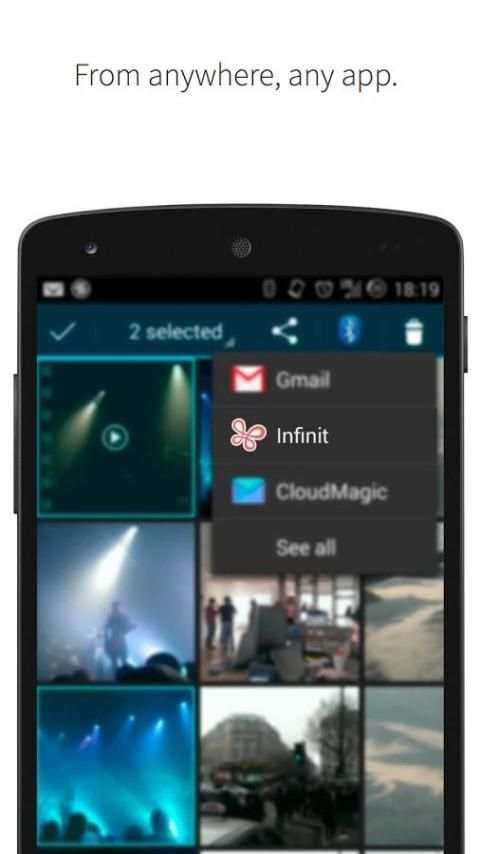 File transfer by Infinit 2 تصوير الشاشة