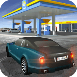 Gas Station Car Driving Game icon