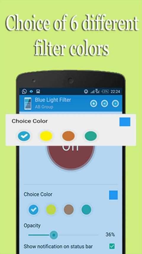 Blue Light Filter (EYECARE) скриншот 9