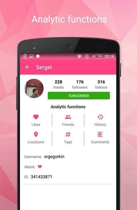 Unfollowers for Instagram screenshot 1