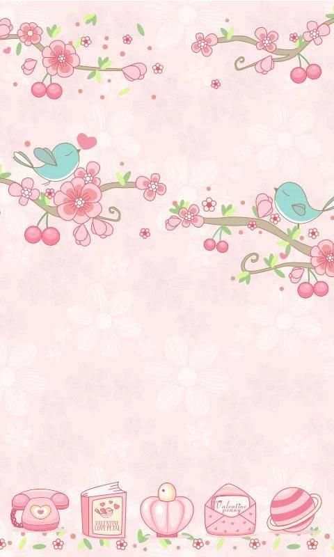 Love Petal GO Launcher Theme 5 تصوير الشاشة