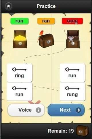 English irregular verbs скриншот 1