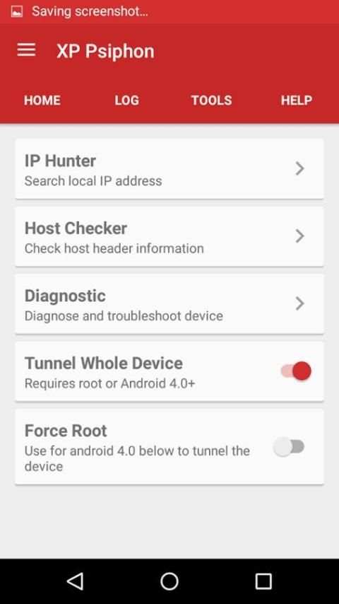 XP PSIPHON 4 تصوير الشاشة